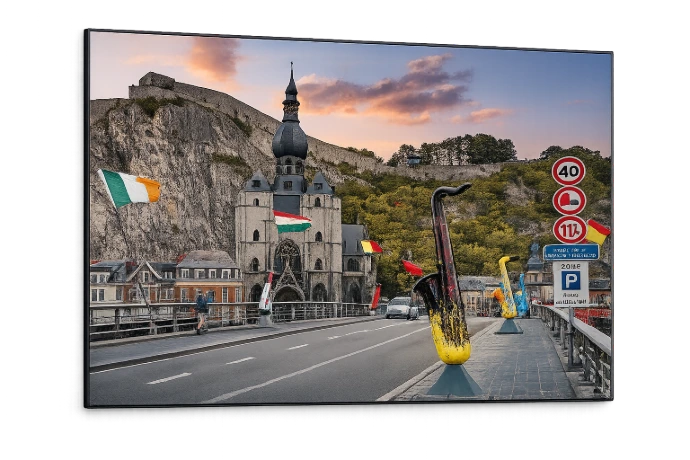 Photographie de la citadelle de Dinant - Belgique