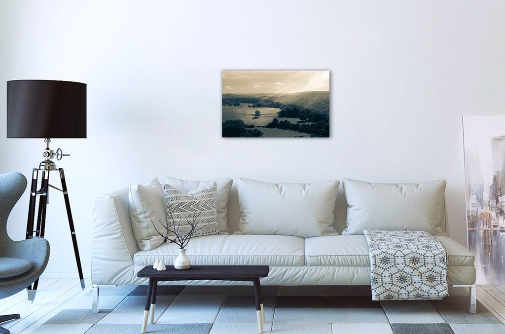Tableau mural Roche-aux-faucons dans un salon nature - Photographie belge Oculi