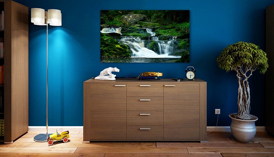 Cadre photo Cascade de la Hoëgne en Alu Dibond ou Plexiglass - Oculi Liège