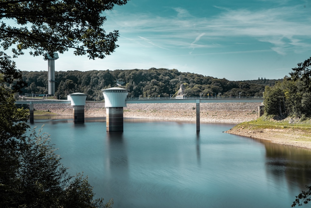Barrage de la Gileppe (M (60x40cm), Alu Dibond)
