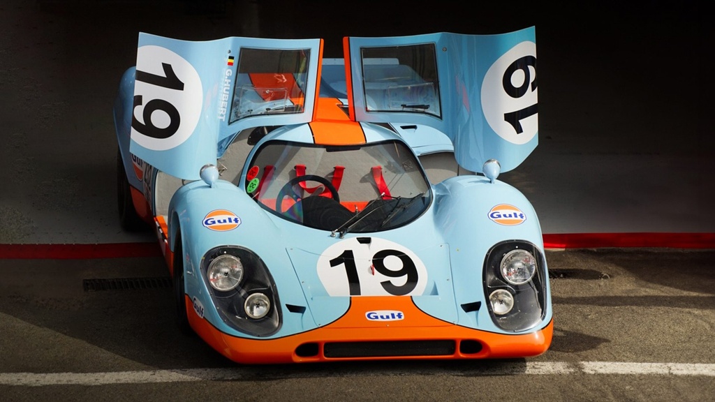 Réplique de Porsche 917 (M (60x40cm), Alu Dibond)