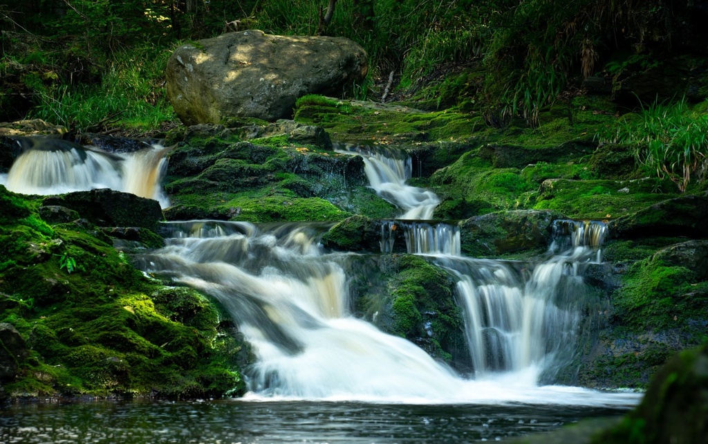 Cascade de la Hoëgne (M (60x40cm), Alu Dibond)